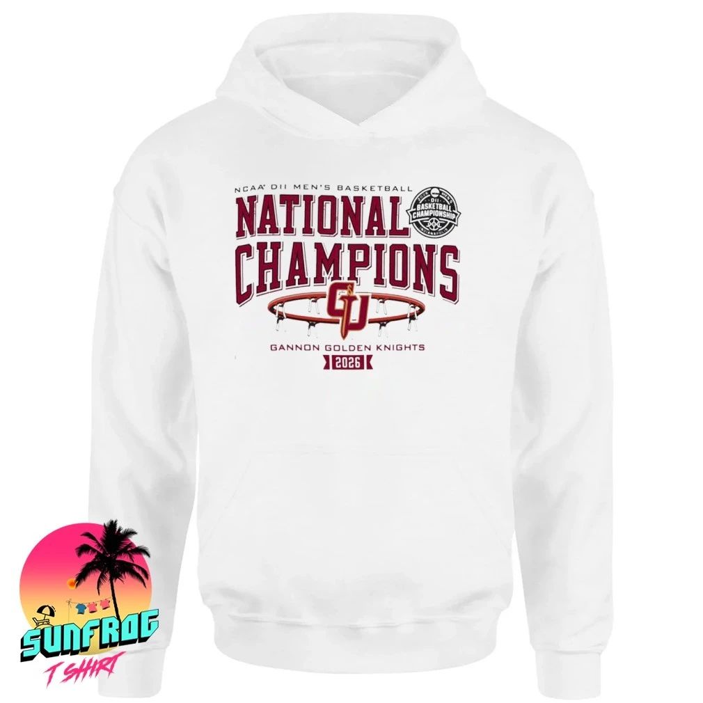 Gannon Golden Knights Men’s Basketball 2026 NCAA DII National Champions shirt