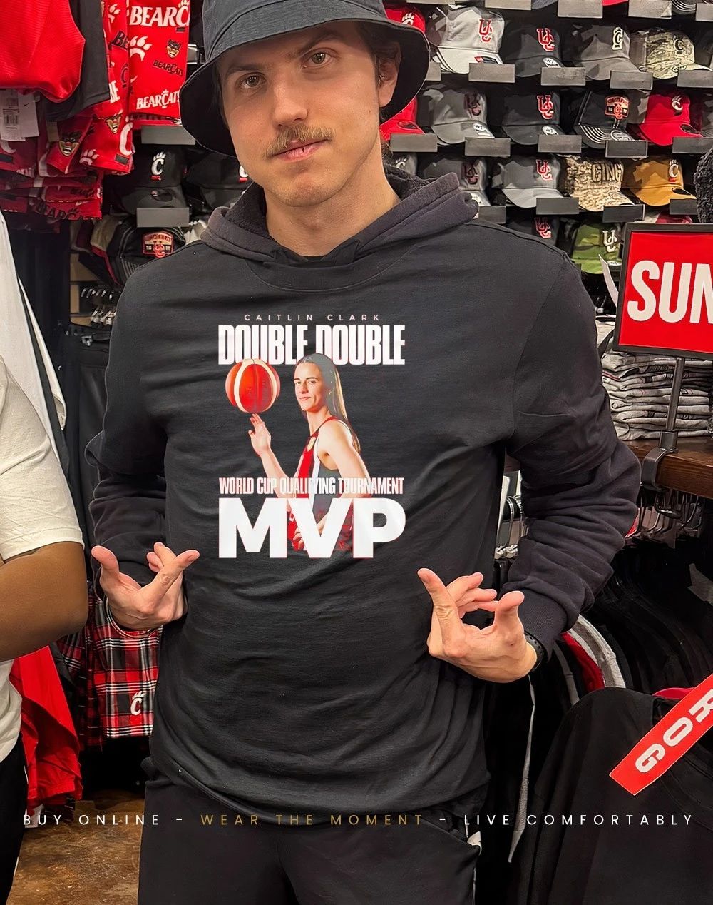 Caitlin Clark MVP of the 2026 FIBA Women’s World Cup Qualifying Tournament shirt