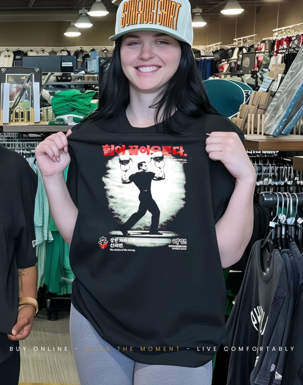 Shin Ramyun Strength Boils Up graphic shirt