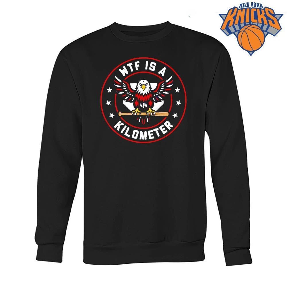 WTF Is A Kilometer Patriotic American Eagle Baseball USA Flag Shirt