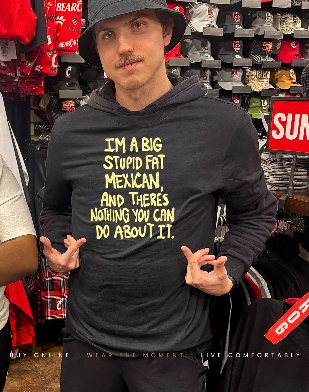 I’m a big stupid fat mexican and theres nothing you can do about it shirt