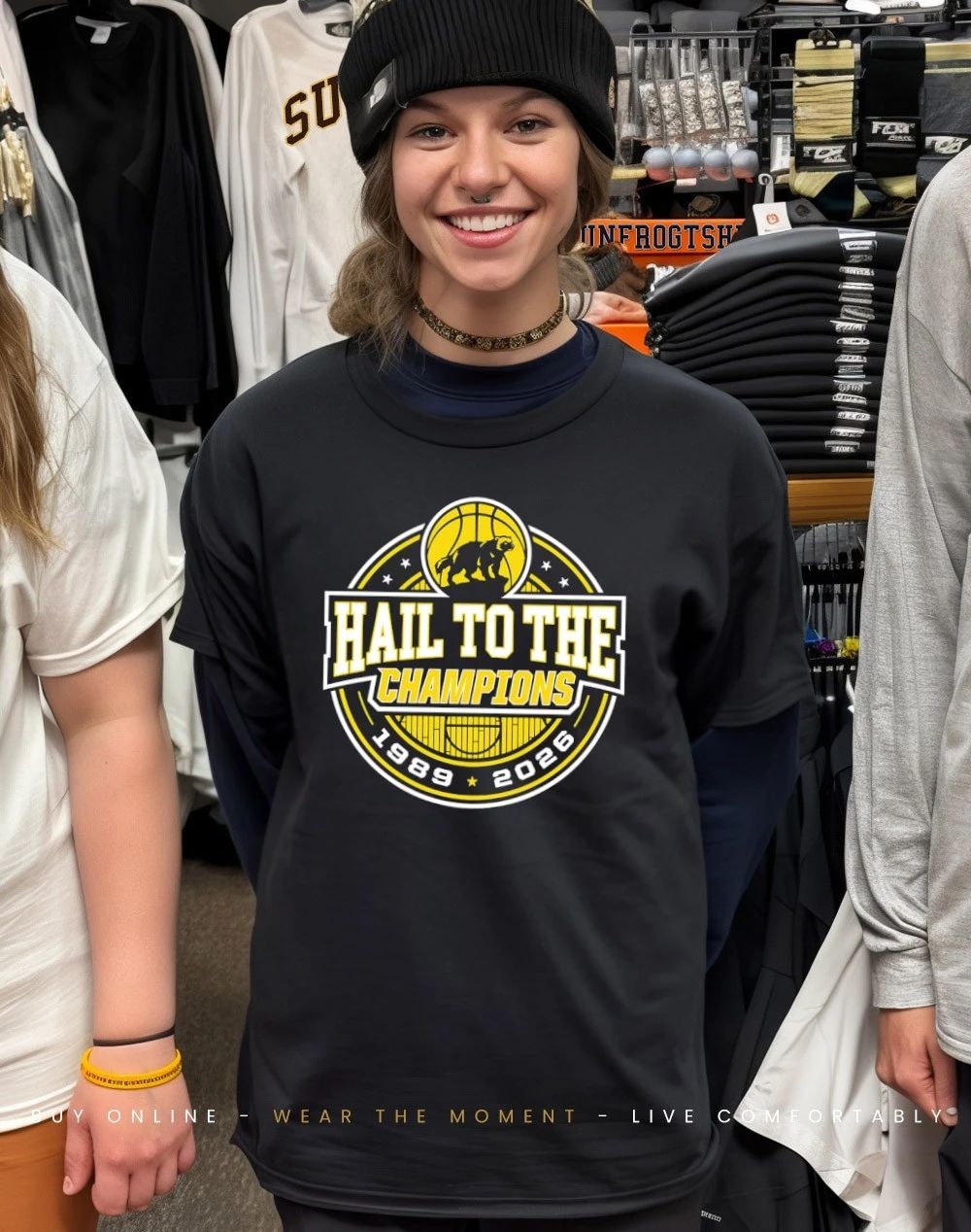 Michigan Wolverines MBB 2026 National Champions Hail To The Champions shirt