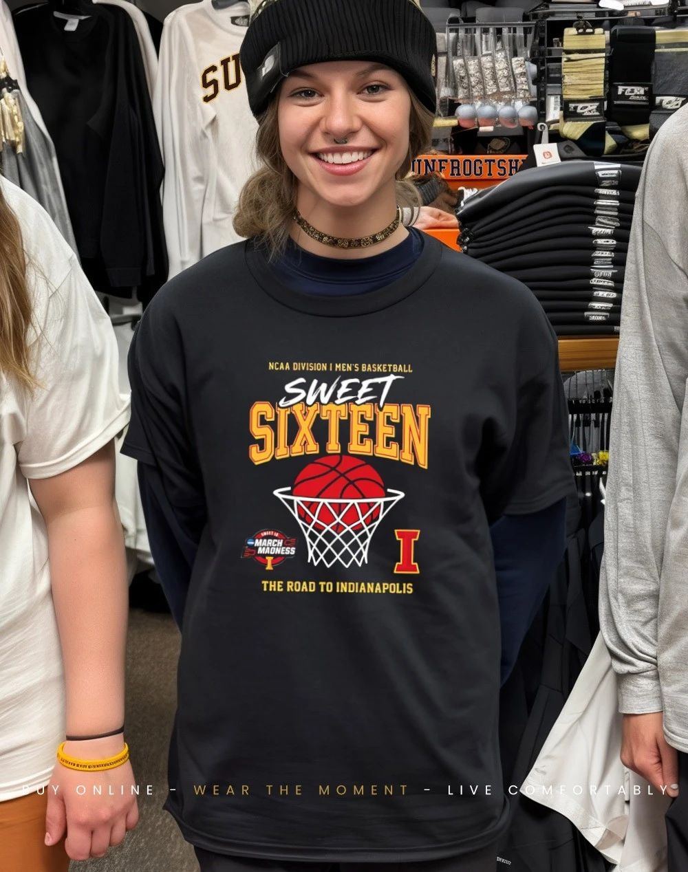 Iowa State Cyclones men’s basketball Sweet 16 March Madness The Road To Indianapolis shirt