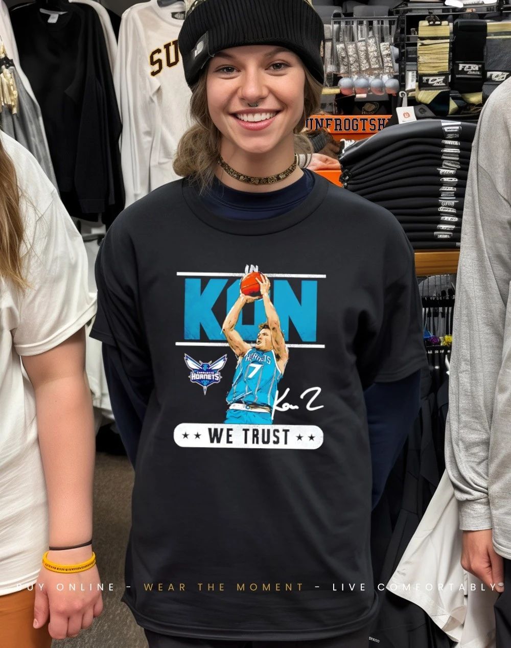 Kon Knueppel Charlotte Hornets We Trust signature shirt