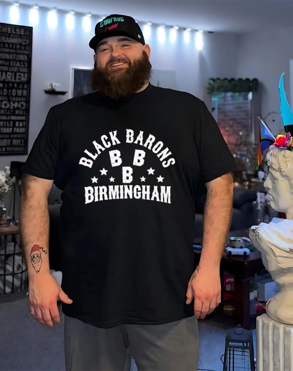 Birmingham Black Barons BBB shirt