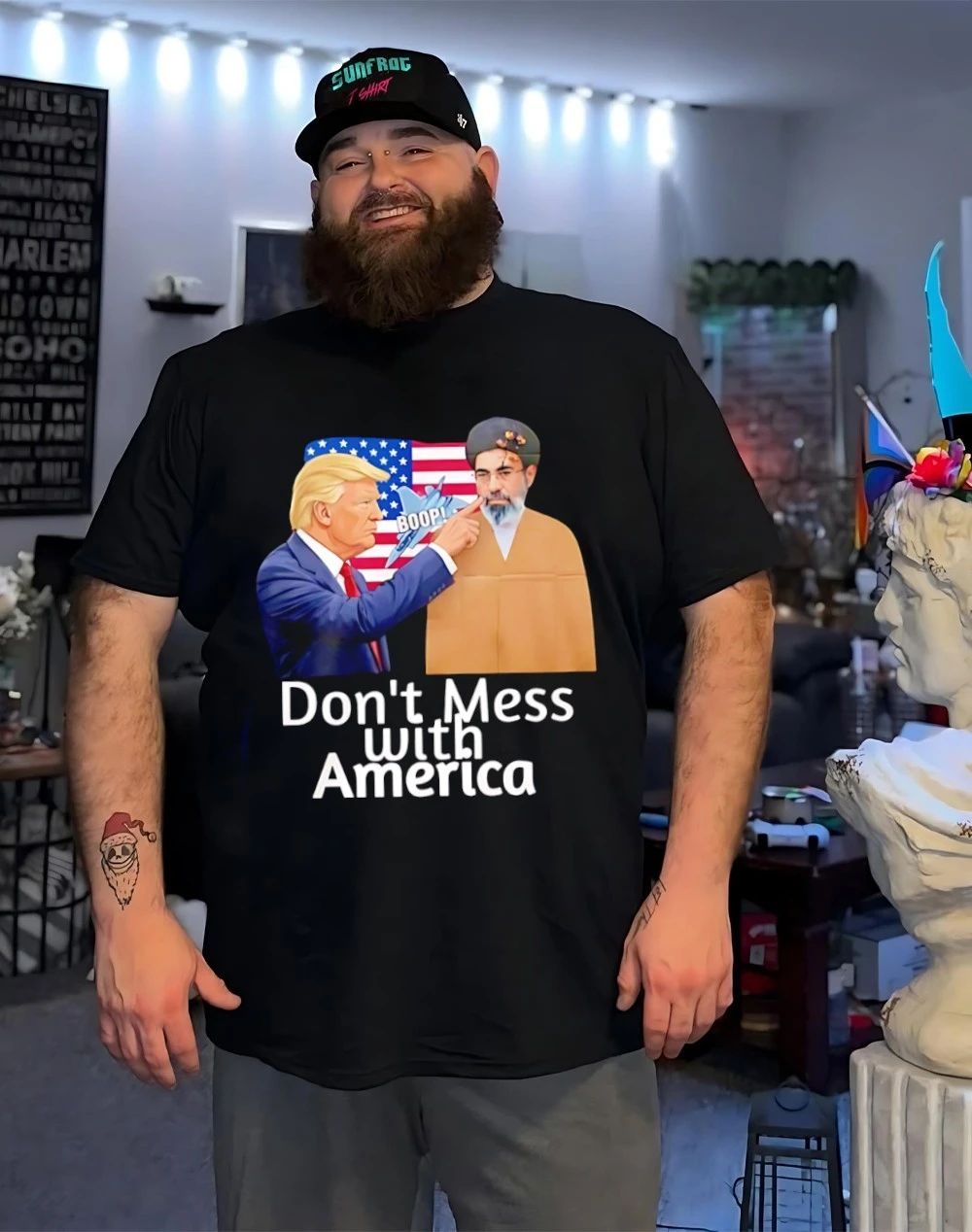 Donald Trump The Cardboard Ayatollah Dont Mess With America shirt