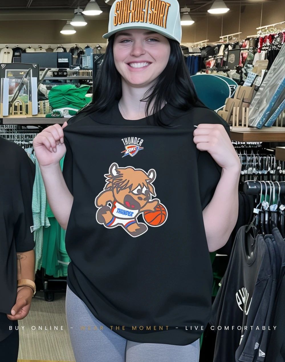 Oklahoma City Thunder 2026 NBA Playoffs Rumble mascot cartoon shirt