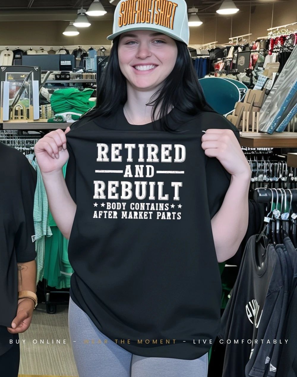 Retired And Rebuilt Body contains after market parts shirt