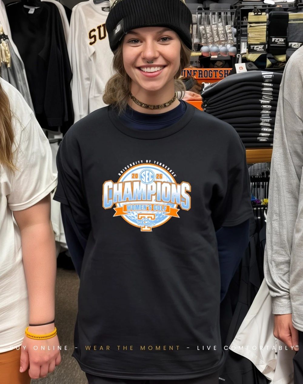Tennessee Lady Volunteers 2026 Women’s Golf SEC Champions shirt