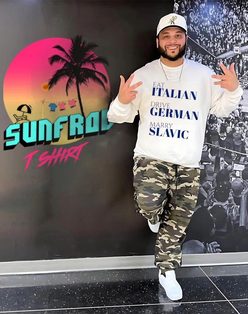Eat Italian Drive German Marry Slavic Funny Heritage shirt