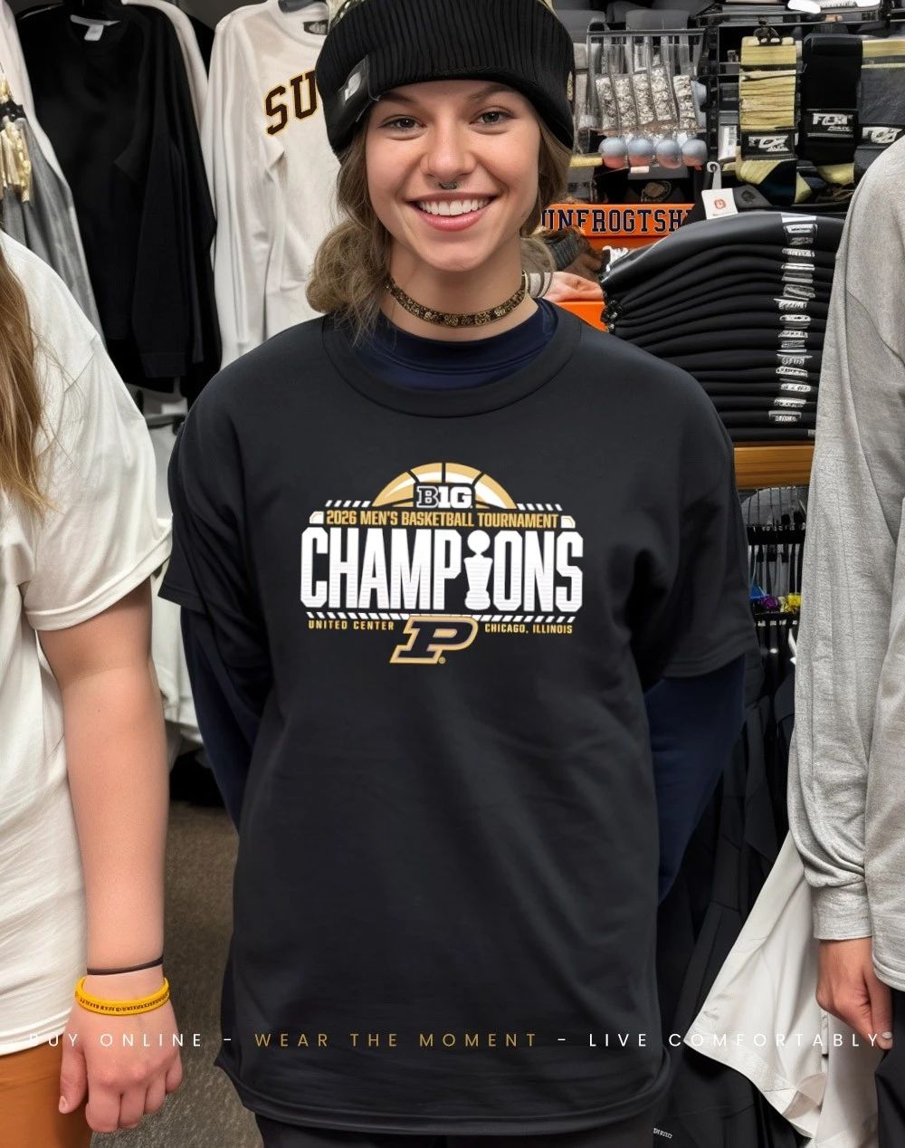 Purdue Boilermakers 2026 Big Ten Men’s Basketball Tournament Champions Locker Room shirt