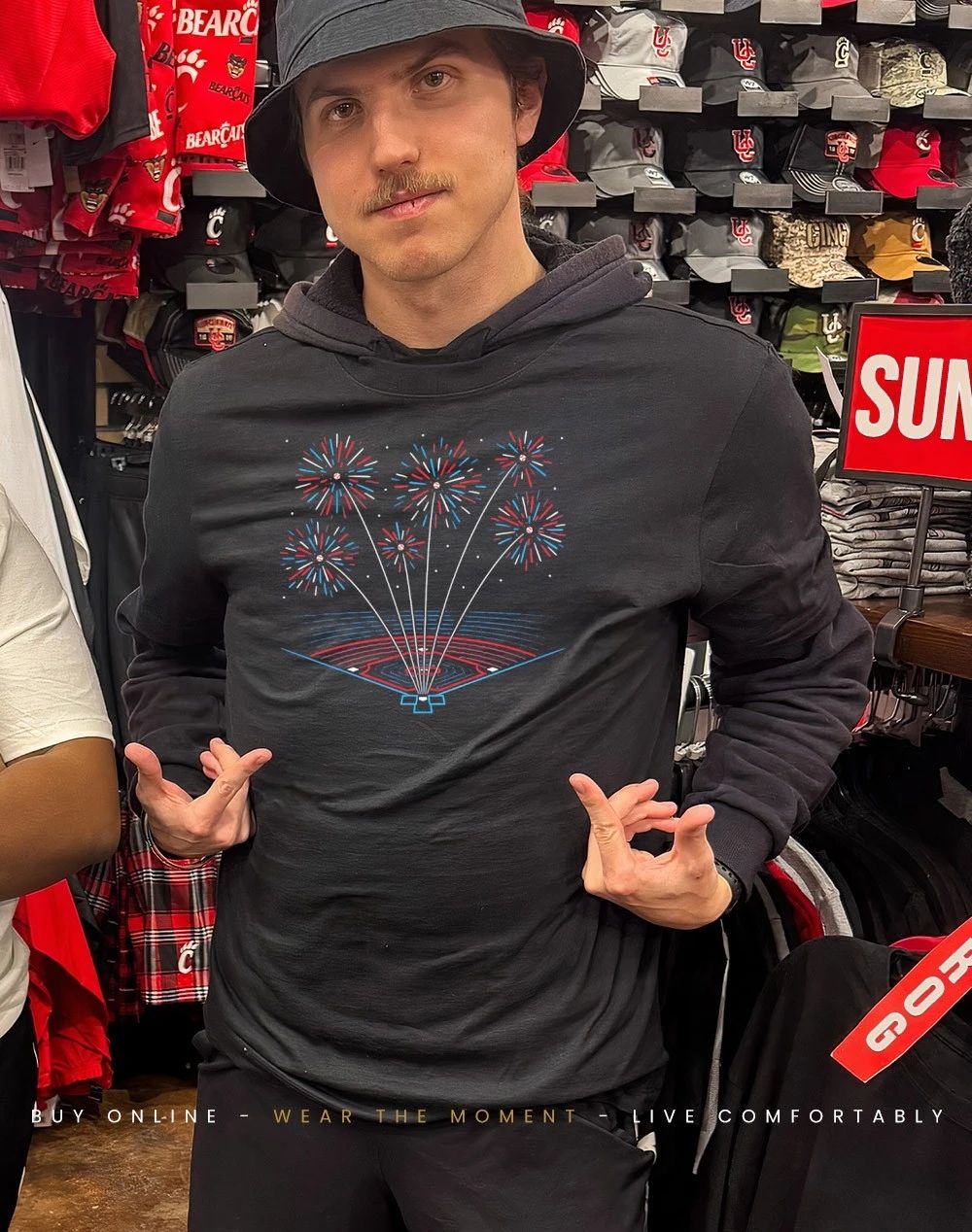 Bombs Bursting In Air Baseball Fireworks USA shirt