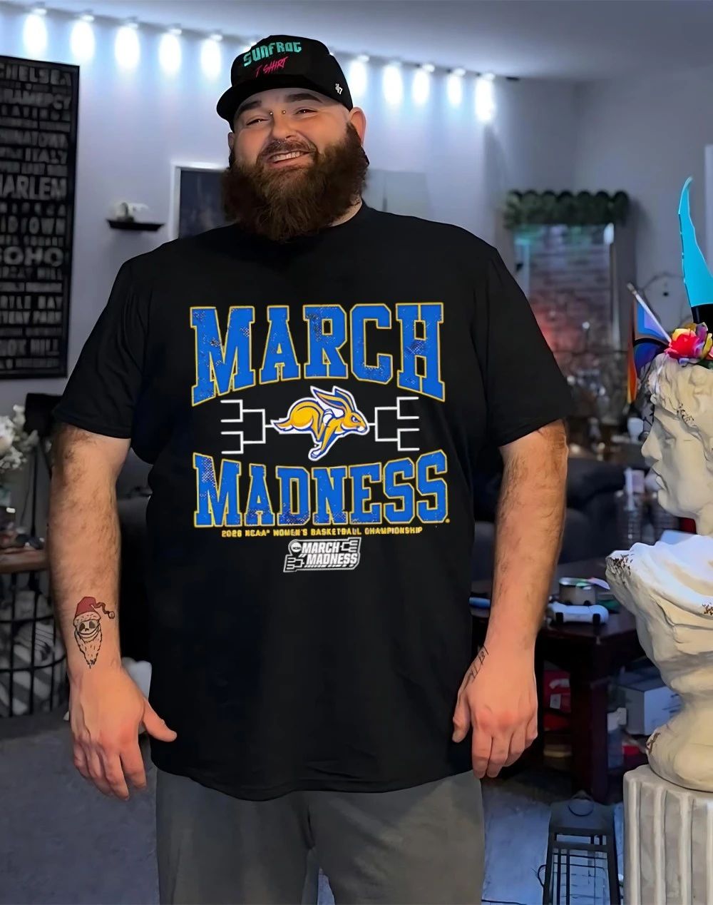 South Dakota State Jackrabbits WBB 2026 March Madness logo shirt