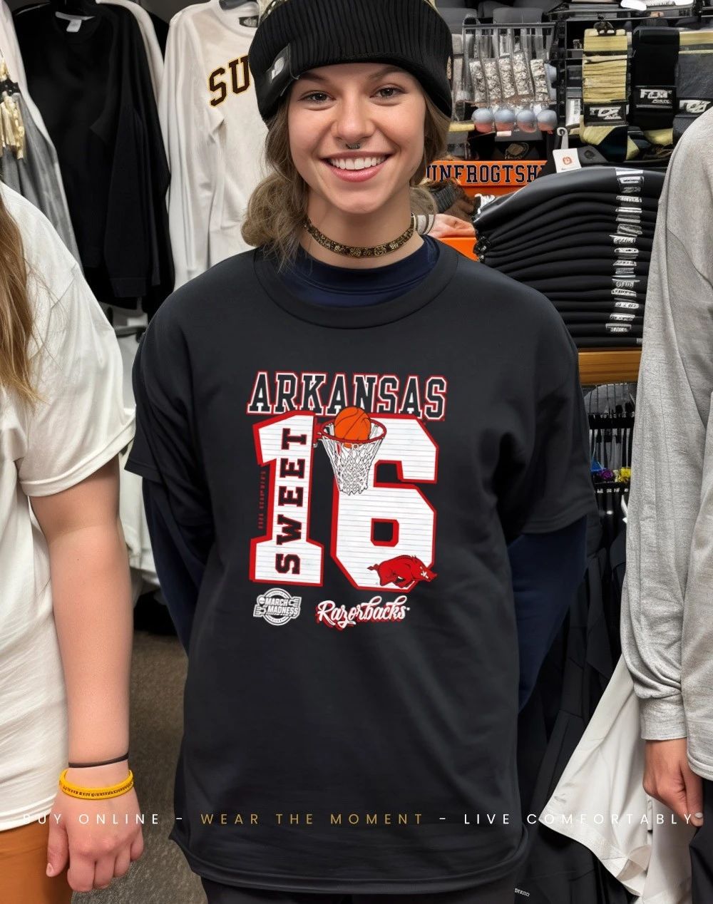 Arkansas Razorbacks 2026 NCAA March Madness Sweet 16 Bound shirt