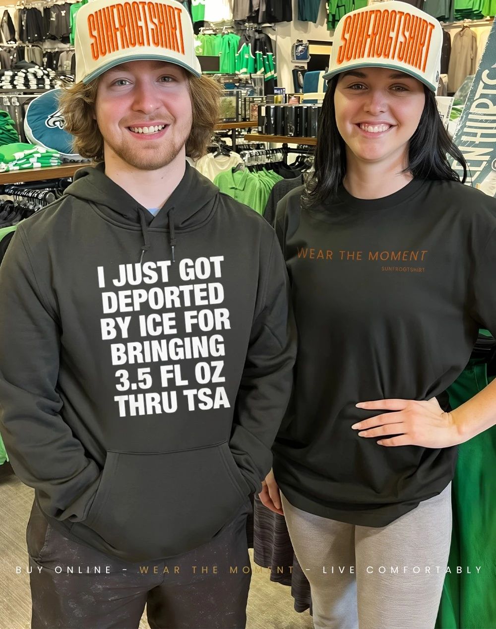 I Just Got Deported By ICE For Bringing 3.5 Fl Oz Thru TSA Shirt