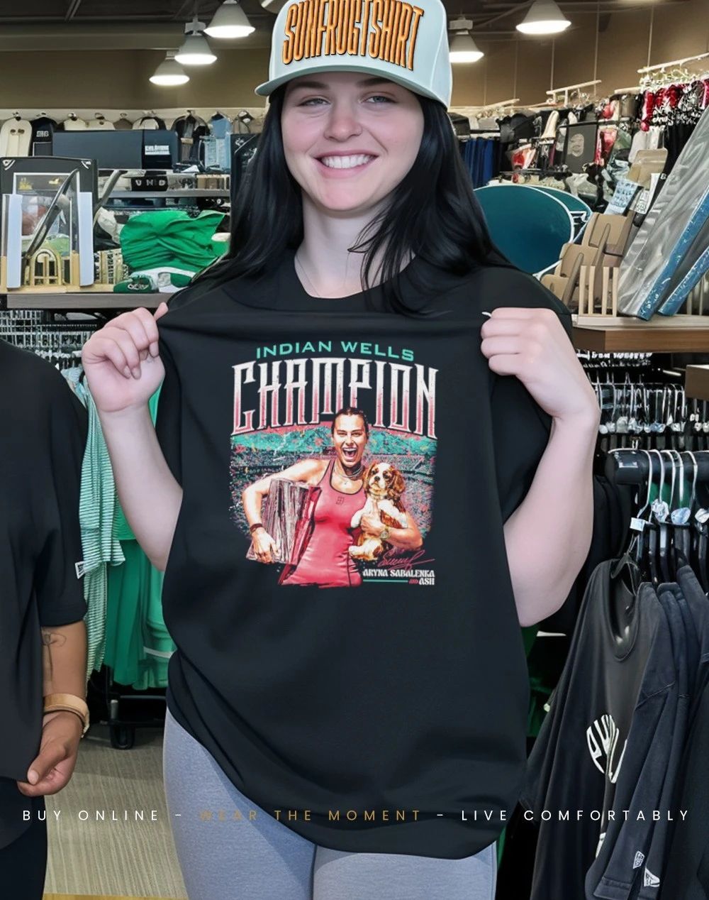 Aryna Sabalenka 2026 Indian Wells Champion graphic shirt
