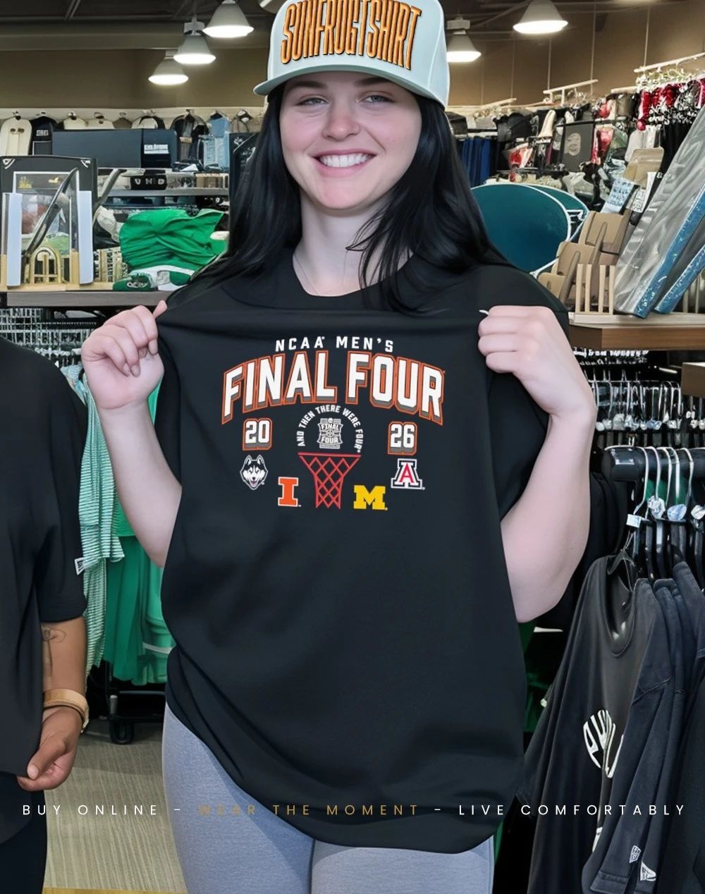 NCAA Men’s Final Four 2026 and then there were 4 March Madness shirt