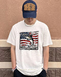 From Sea To Shining Sea Marlin USA flag shirt
