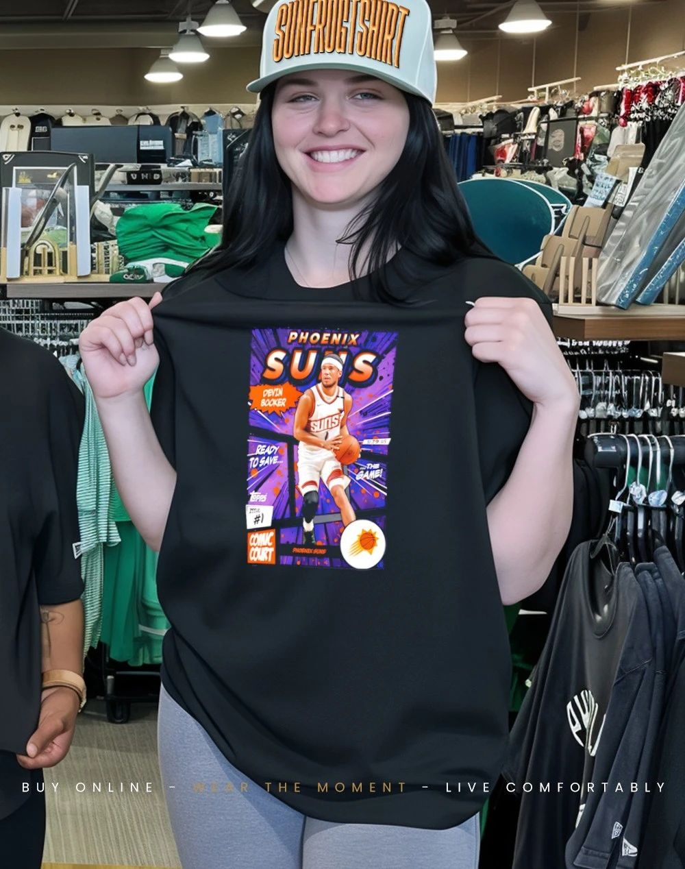 Devin Booker Phoenix Suns Comic Court shirt