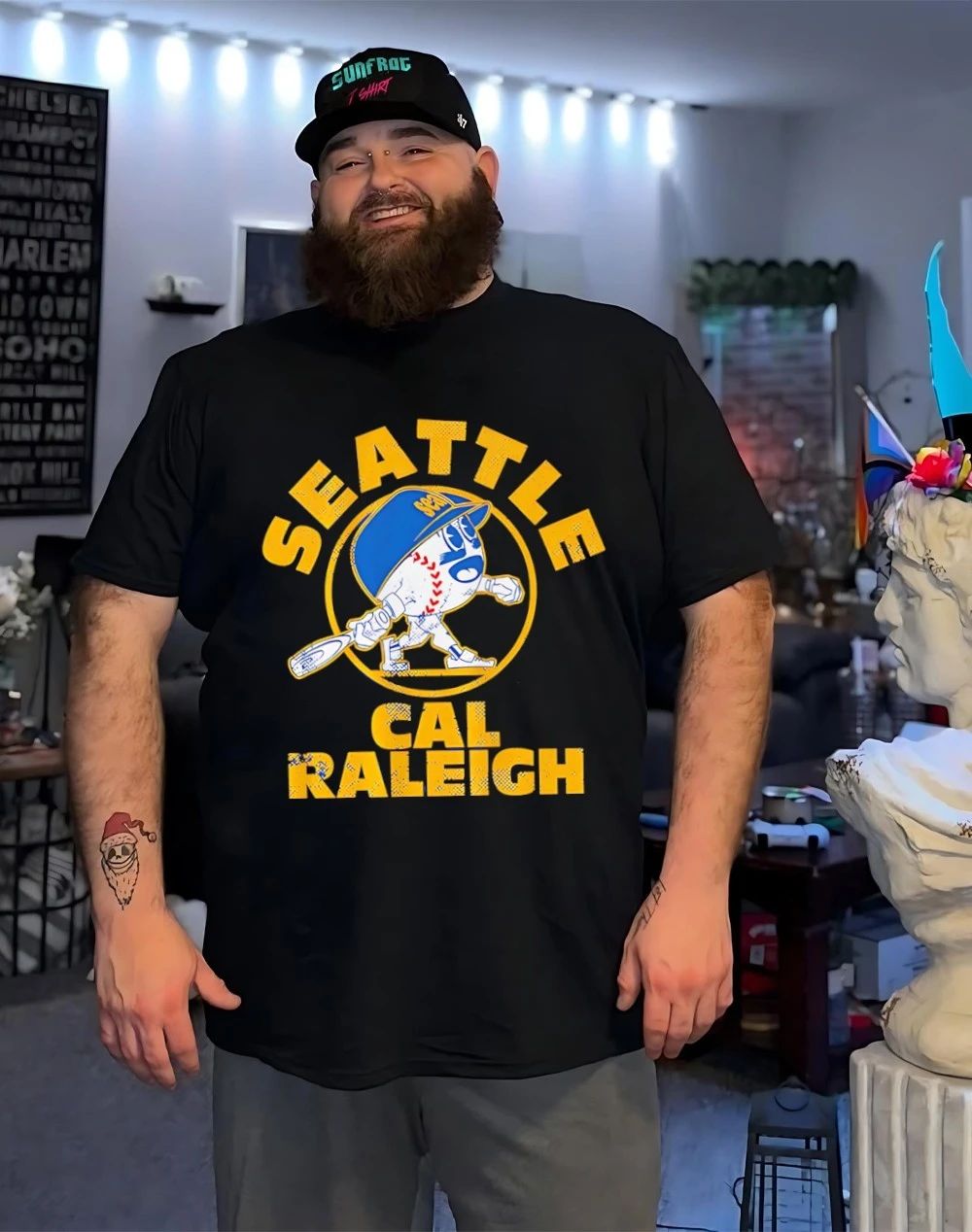 Cal Raleigh Seattle Mariners Baseball Buddies cartoon shirt