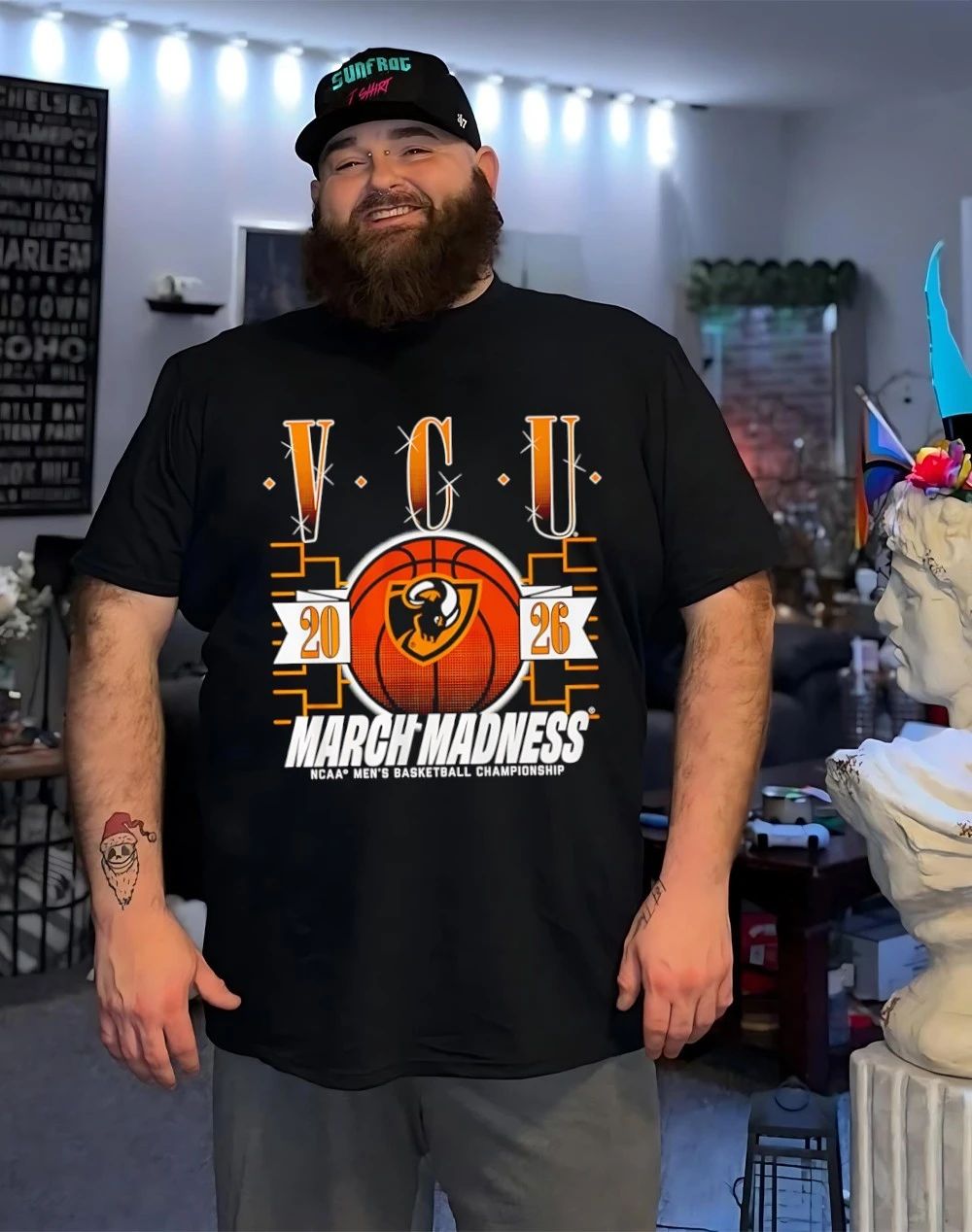 VCU Rams MBB 2026 March Madness logo shirt
