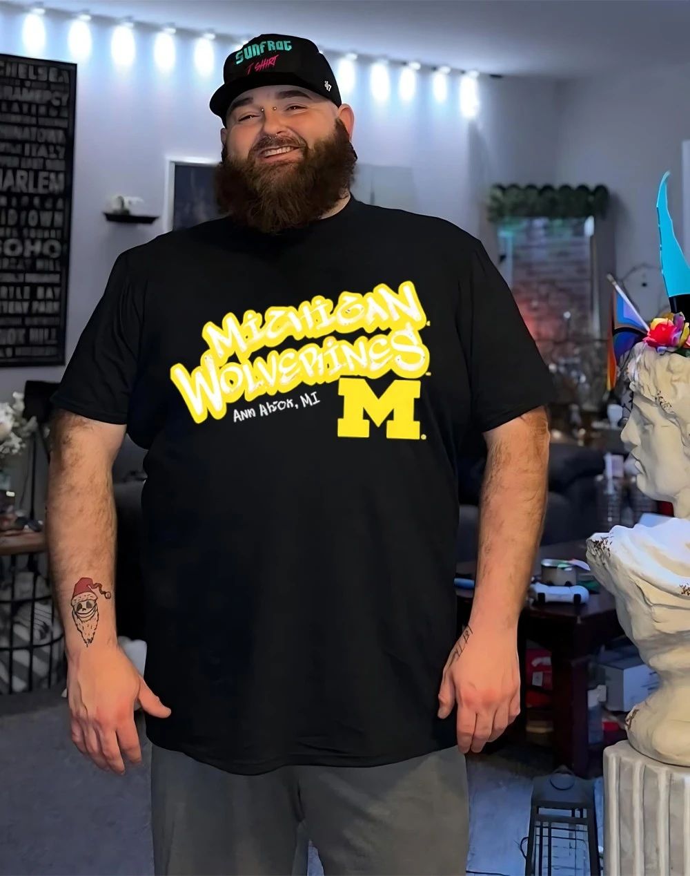 Michigan Wolverines 2026 Final Four Ann Abiok MI paint shirt