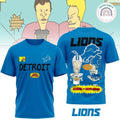 Detroit Lions x Funny Beavis and Butt-Head Edition Shirt