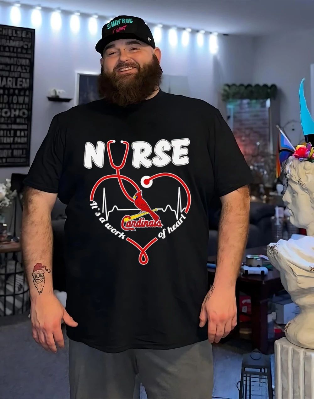St. Louis Cardinals Nurse it’s a work of heart shirt