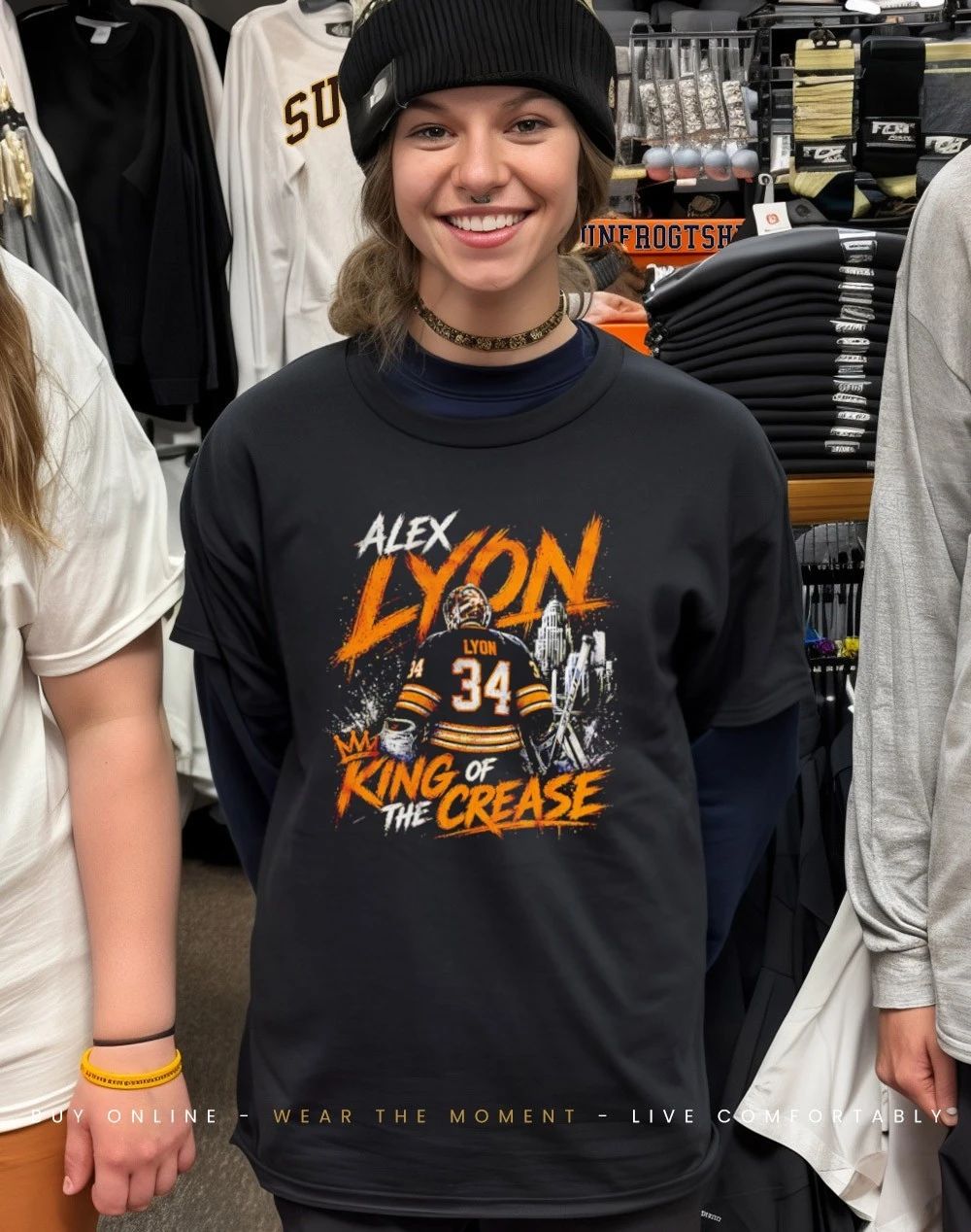 Alex Lyon King Of The Crease Shirt