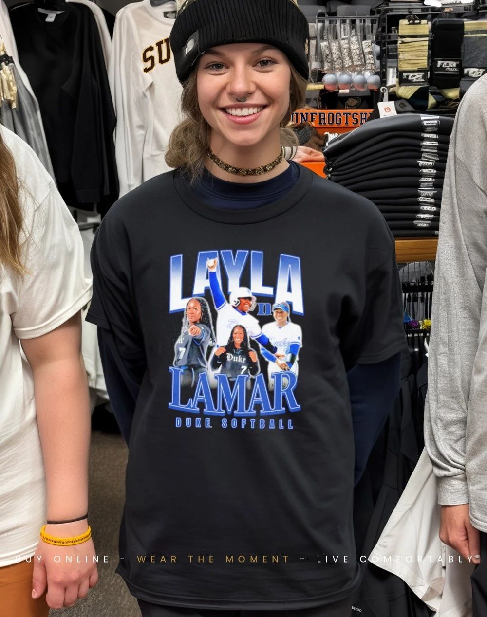 Layla Lamar Duke Softball retro 90s shirt