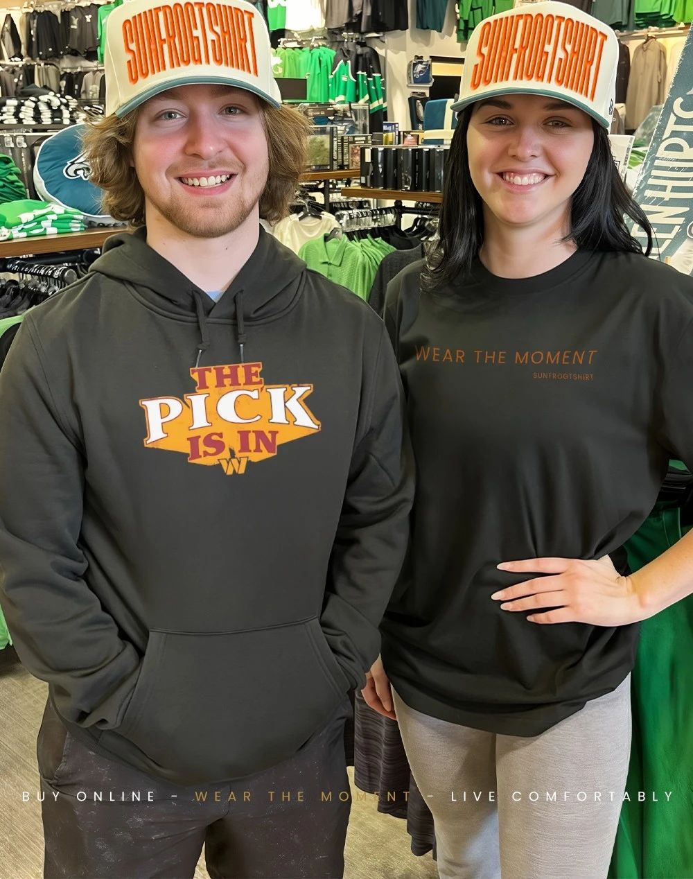 Washington Commanders The Pick Is In logo shirt