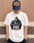 Bigfoot respect is earned not given graphic shirt