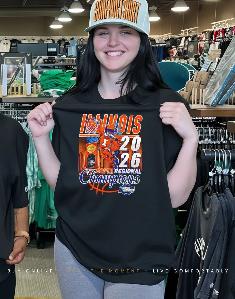 Illinois Fighting Illinis ’26 South Regional Champions mascot shirt