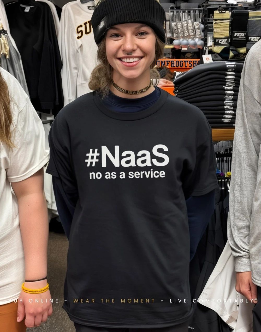 NaaS no as a service shirt