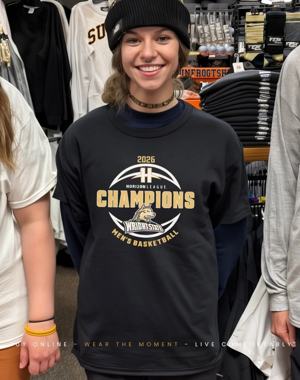 Wright State Raiders Men’s Basketball 2026 Horizon League Champions Locker Room shirt