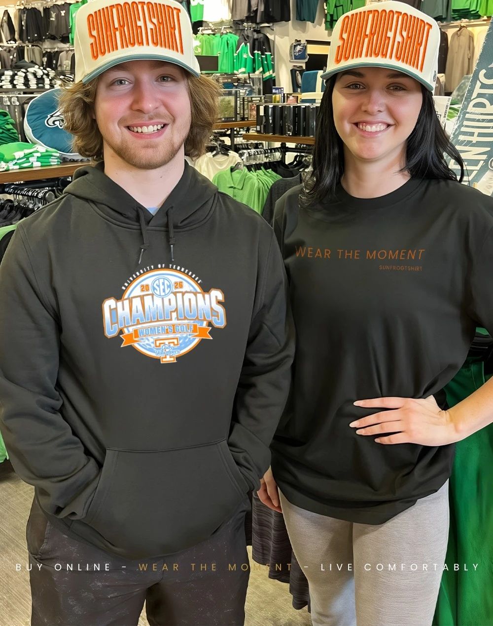 Tennessee Lady Volunteers 2026 Women’s Golf SEC Champions shirt