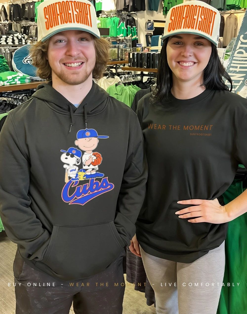 Peanuts characters x Chicago Cubs Baseball MLB 2026 cartoon shirt