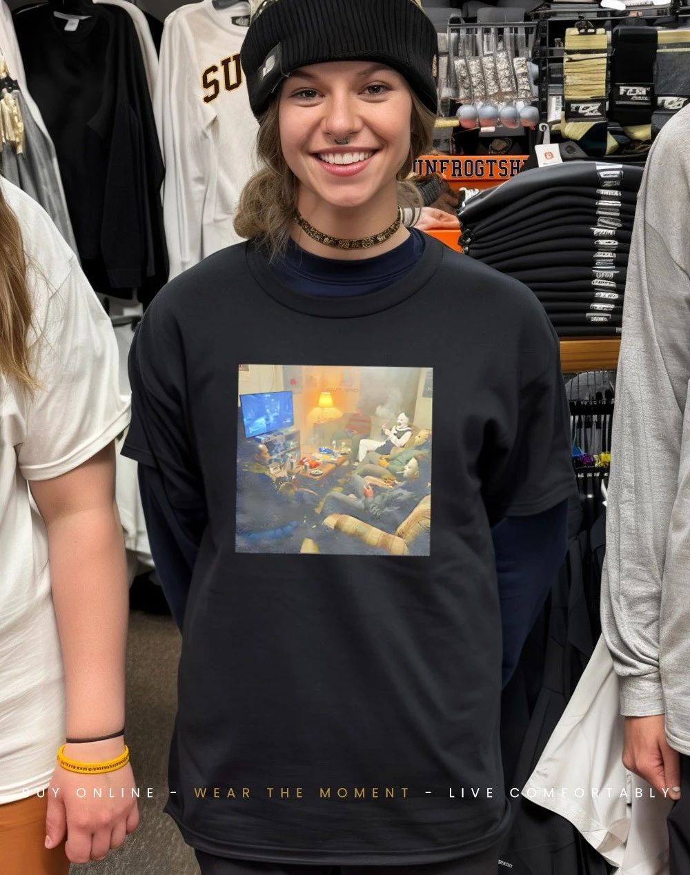 Friday Night Game Night Graphic shirt