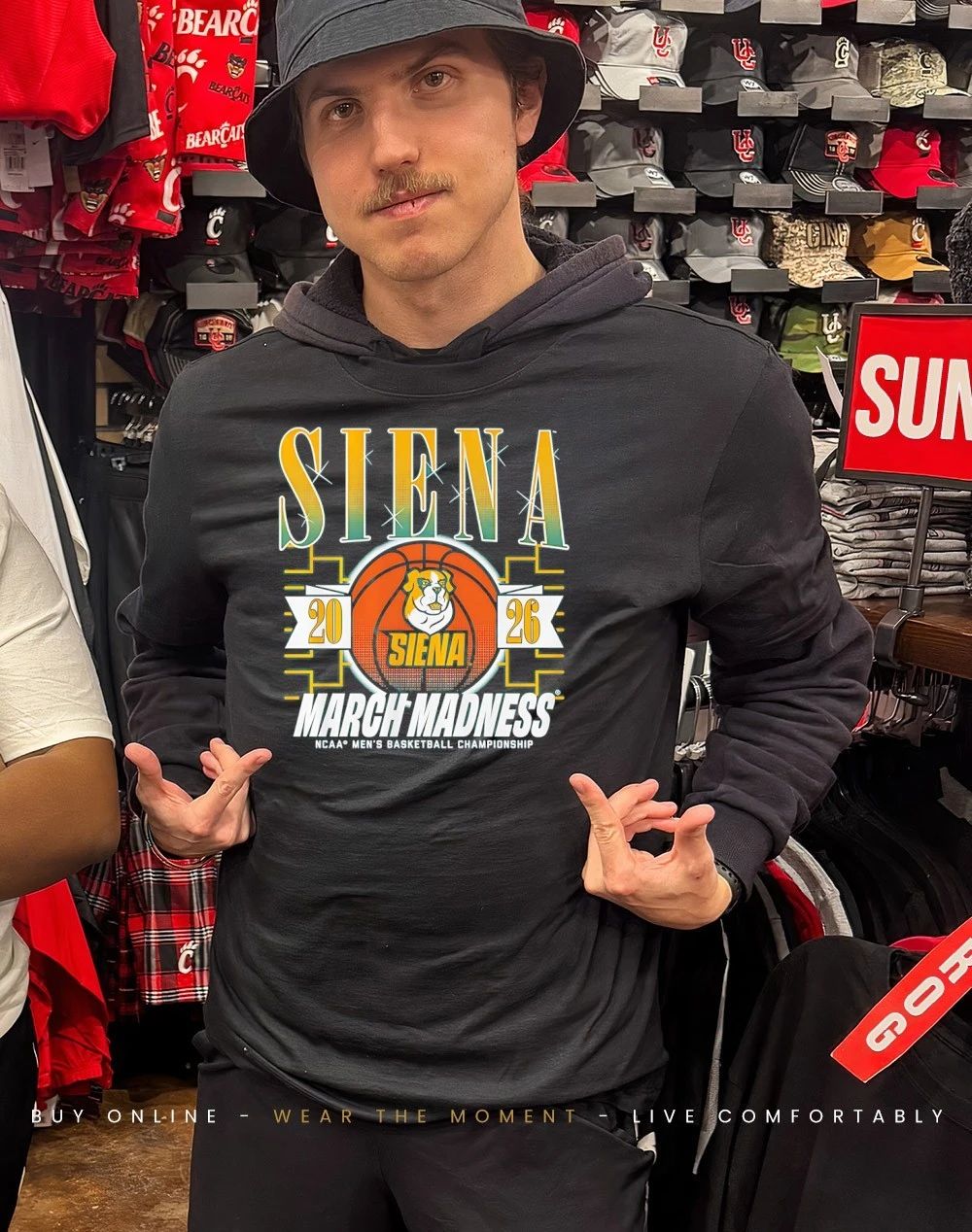 Siena Saints MBB 2026 March Madness logo shirt