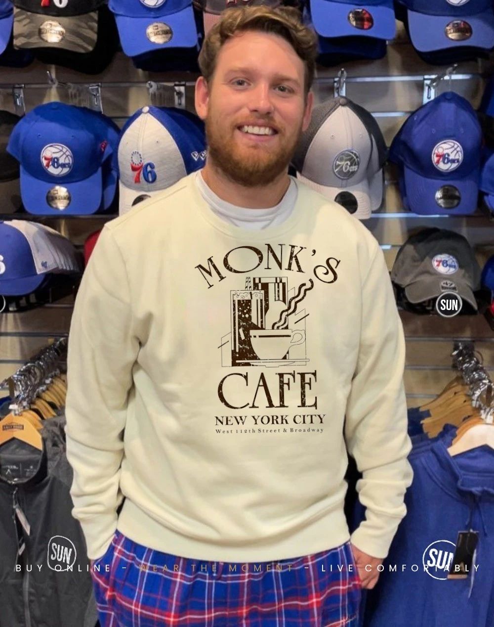 Monks Cafe Diner New York West 112th Street and Broadway shirt