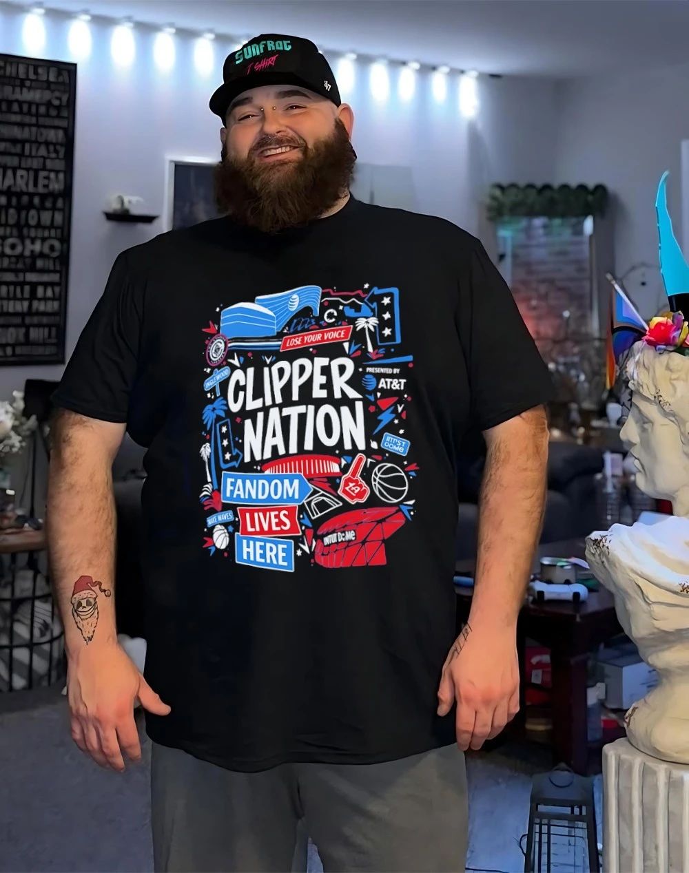 Clipper Nation Fandom Lives Here shirt