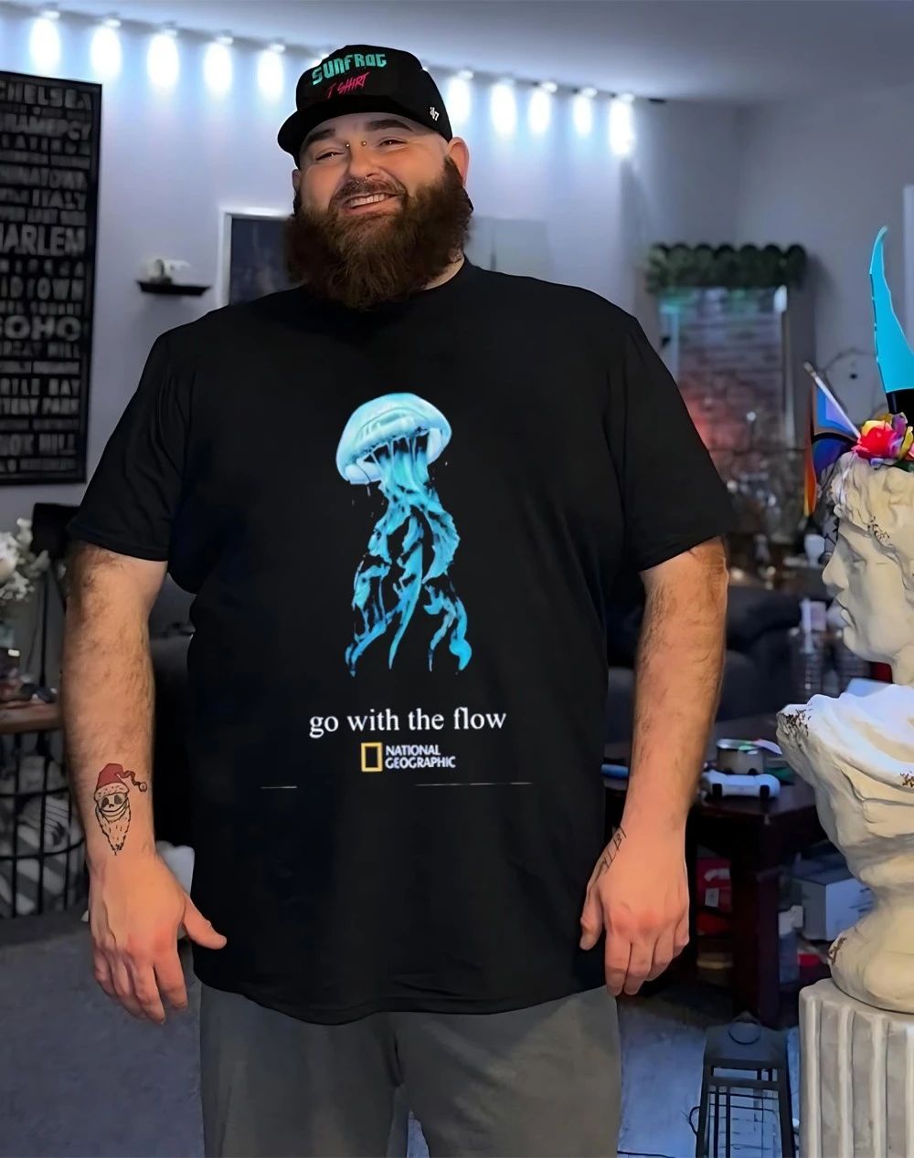 Go with the flow National Geographic jellyfish shirt