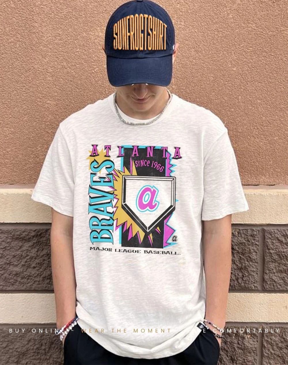 Atlanta Braves MLB Cooperstown Neon Field Shock shirt
