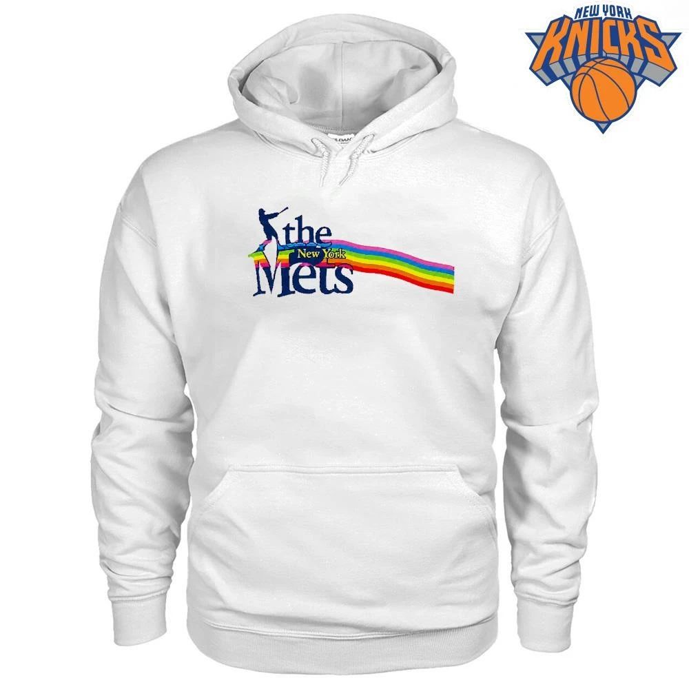 The New York Mets Rainbow Pride Baseball Silhouette shirt