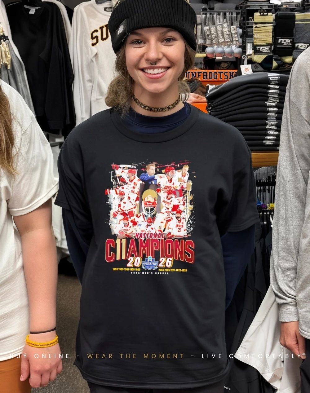Denver Pioneers 2026 11X National Champions all team graphic shirt