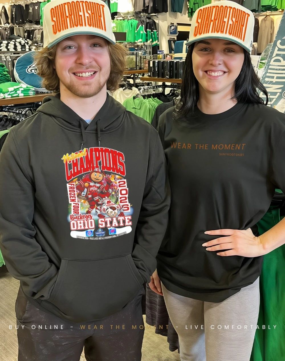 Ohio State Women’s Hockey National Champions Frozen Four 2026 mascot shirt