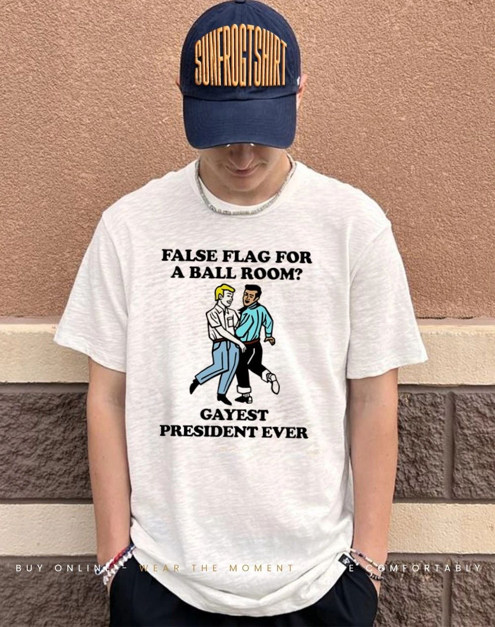 False flag for a ballroom gayest president ever shirt