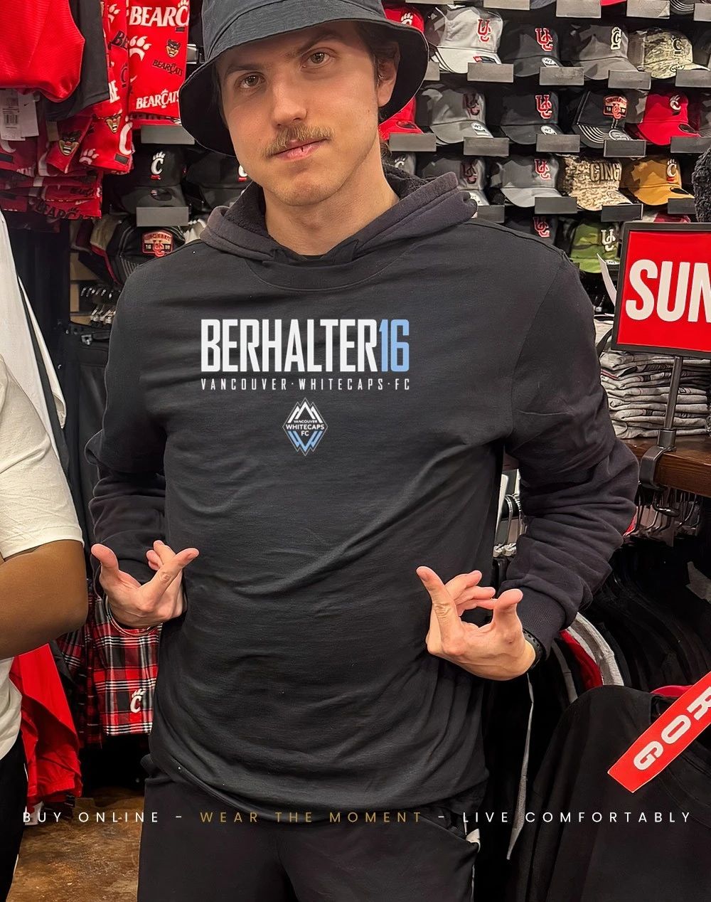 Sebastian Berhalter Vancouver Whitecaps FC Elite shirt