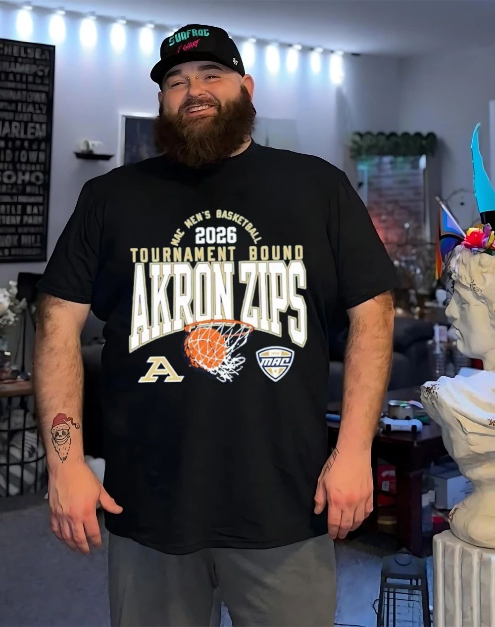 Akron Zips Summit Sportswear MAC 2026 MBB Tournament Bound shirt