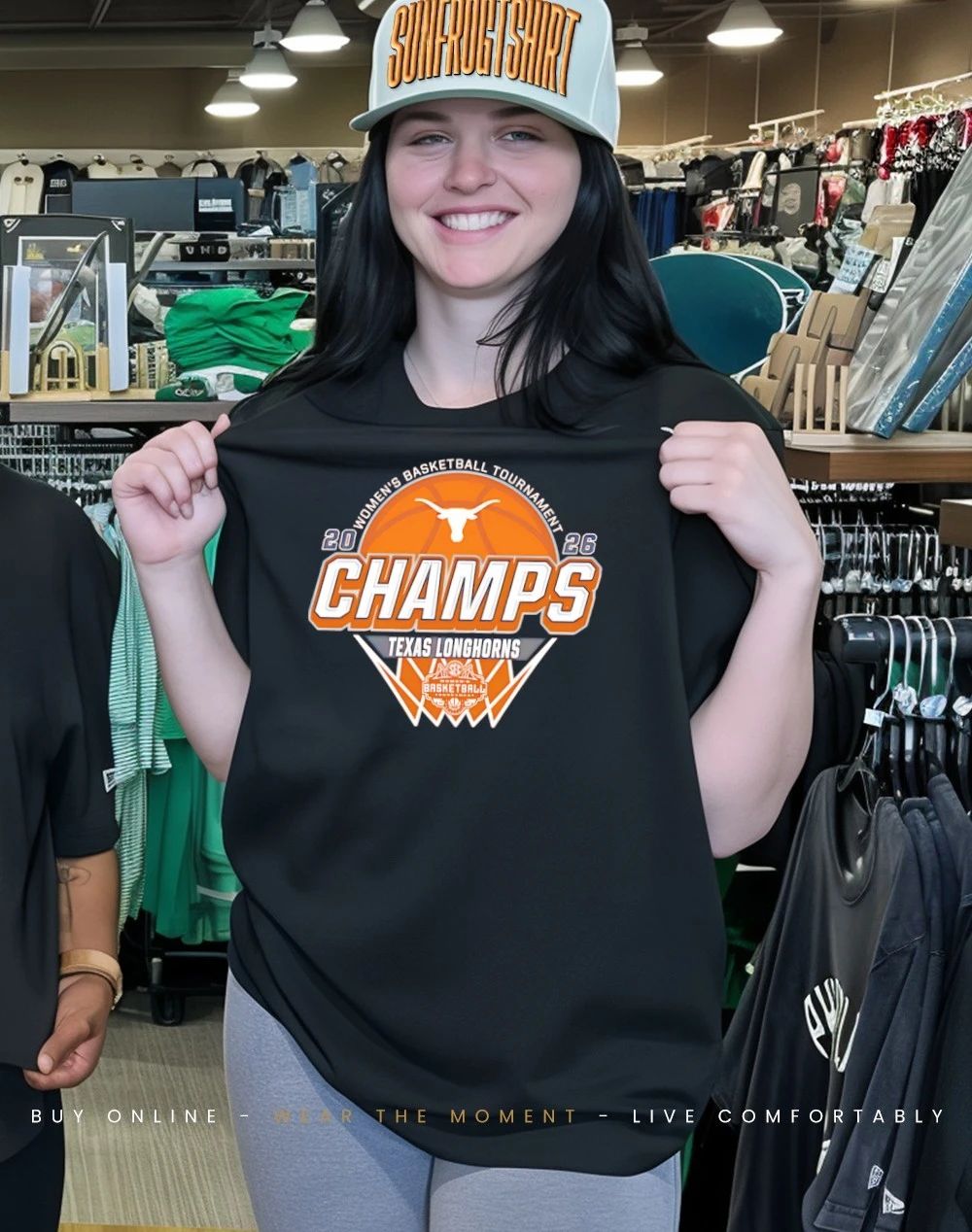 Texas Longhorns 2026 SEC Women’s Basketball Tournament Champions Locker Room shirt